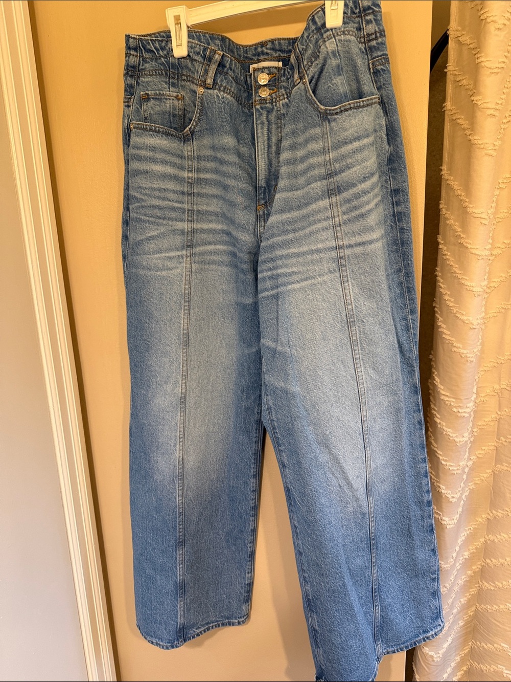 LOFT women wide-Leg Jeans 14